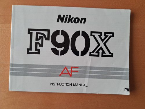 Nikon f90x instruction - f90x, af
