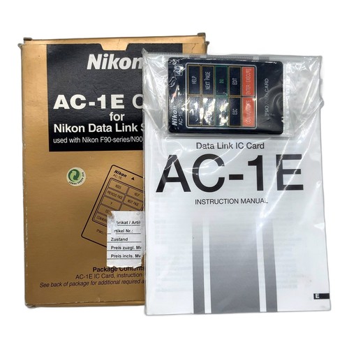 Nikon card data link - nikon, ac-1e